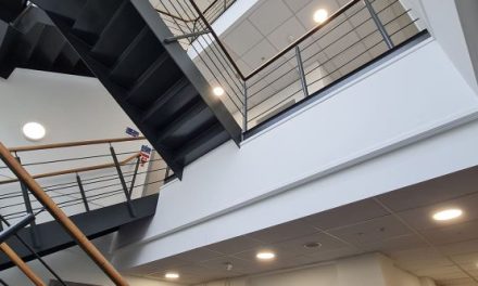 Belfast Office Complex specifies Aurora Lighting for aesthetics and energy savings