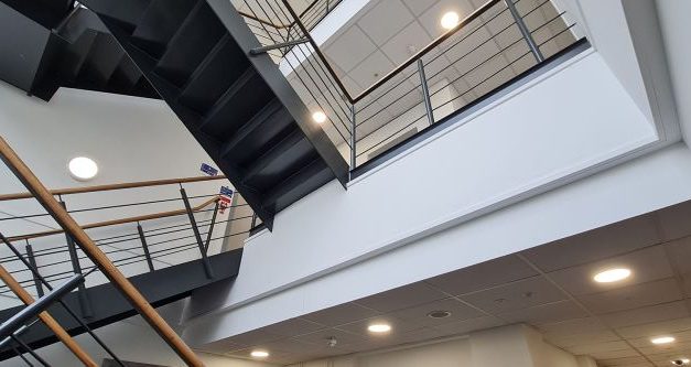Belfast Office Complex specifies Aurora Lighting for aesthetics and energy savings