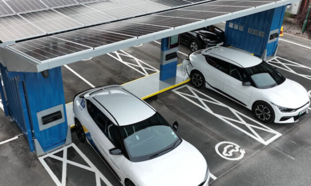 UK EV infrastructure to benefit from new pop-up mini solar car park launch
