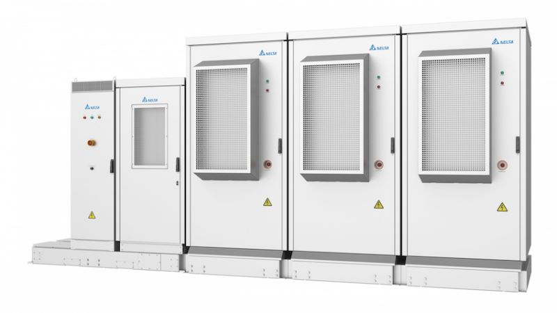 Delta launches a prefabricated skid-mounted energy storage system for industrial and commercial sites and EV charging stations