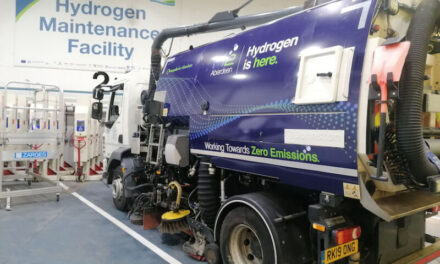 ULEMCo customer sees CO2 emission saving record for dual-fuel hydrogen powered sweeper operations