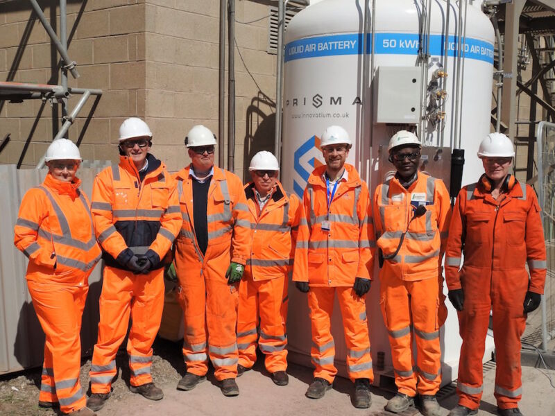 Ground-breaking liquid air energy storage demonstrator ‘goes live’ at Aggregate Industries to support decarbonisation goals