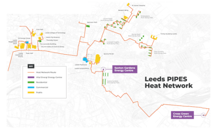 Minister visits £62m Leeds PIPES Heat Network project