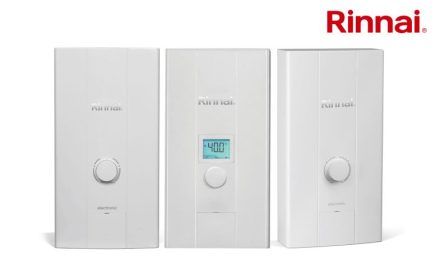 Rinnai – Instantaneous electric water heaters in 21, 24 & 27kW coming soon