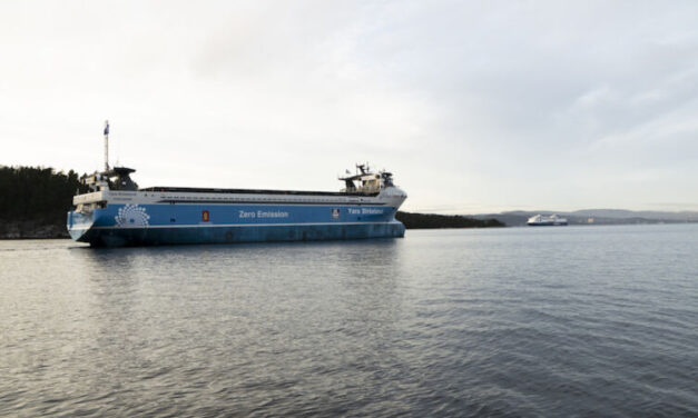 Yara Birkeland, world’s first 100% electric and autonomous e-container ship, fully powered by a Leclanché battery system, prepares for commercial operation